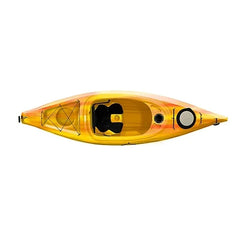 Sun Dolphin Simcoe 10.4, Sit-in Recreational Kayak with Paddle, Tequila Sunrise Nibeza Style
