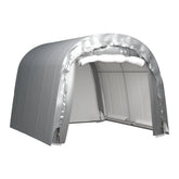 300x300 cm grey steel storage tent Nibeza Style