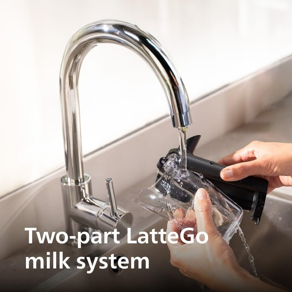 Philips 4400 Fully Automatic Espresso Machine with LatteGo & Iced Coffee Nibeza Style