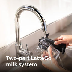 Philips 4400 Fully Automatic Espresso Machine with LatteGo & Iced Coffee Nibeza Style