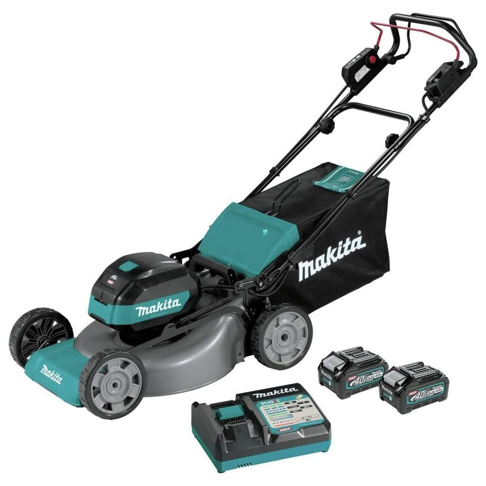 Makita 40V max XGT Brushless 21″ Self‐Propelled Commercial Lawn Mower Kit GML01PL Nibeza Style