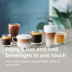 Philips 3300 Series Automatic Espresso and Coffee Machine with LatteGo Milk Frother Nibeza Style