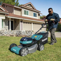 Makita 40V max XGT Brushless 21″ Self‐Propelled Commercial Lawn Mower Kit GML01PL Nibeza Style