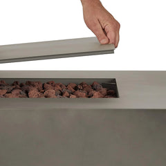 Real Flame Aegean 70″ Rectangle Propane Fire Table Nibeza Style