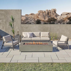 Real Flame Aegean 70″ Rectangle Propane Fire Table Nibeza Style