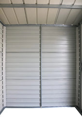 Alfresco 8 x 6ft Garden Storage Shed, Grey Nibeza Style