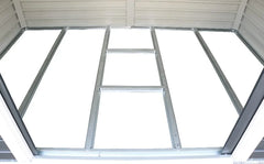 Alfresco 8 x 6ft Garden Storage Shed, Grey Nibeza Style