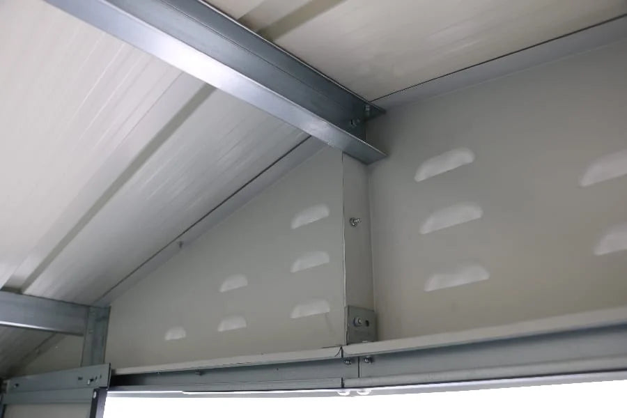 Alfresco 8 x 6ft Garden Storage Shed, Grey Nibeza Style