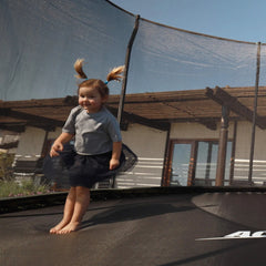 Acon Air 12ft Round Trampoline with Premium Net and Ladder Nibeza Style