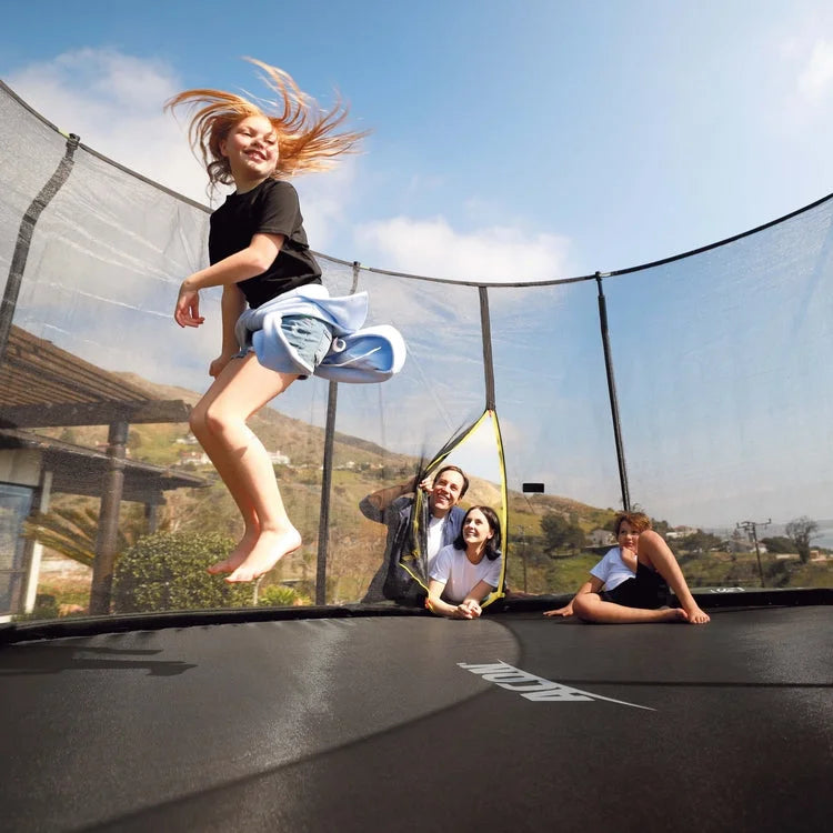 Acon Air 15ft Round Trampoline with Premium Net and Ladder Nibeza Style