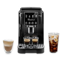 De’Longhi Magnifica Start Automatic Espresso Machine with Manual Milk Frother & Built in Grinder – 3 One-Touch Recipes, Easy-to-Clean, Home Barista Coffee Maker for Lattes, Cappuccino, Iced Coffee Nibeza Style