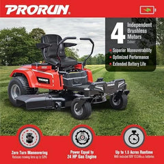 60V Zero Turn Riding Lawn Mower Nibeza Style