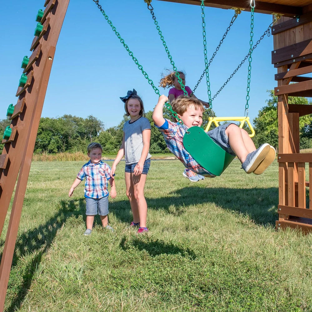 Backyard Discovery Woodridge Elite Cedar Swing Set/Playset Nibeza Style