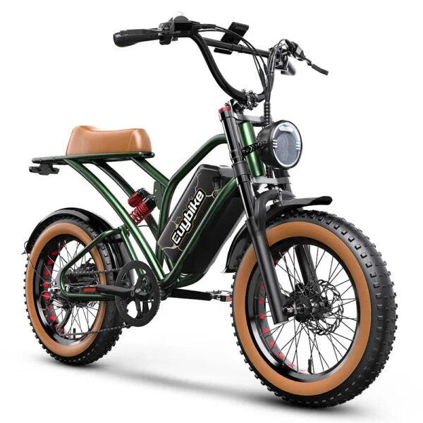 Euybike S4 Moped-Style Fat Tire Electric Bike Nibeza Style