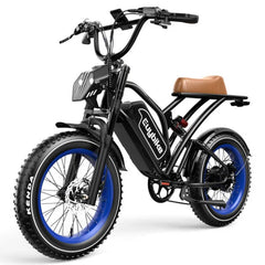 Euybike S4 Moped-Style Fat Tire Electric Bike Nibeza Style