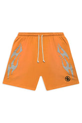 Flame Shorts Orange-NIBEZA Apparels-Nibeza Style