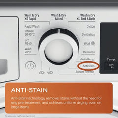 Hotpoint 8KG/6KG White Freestanding Washer Dryer ndb8635wuk Nibeza Style