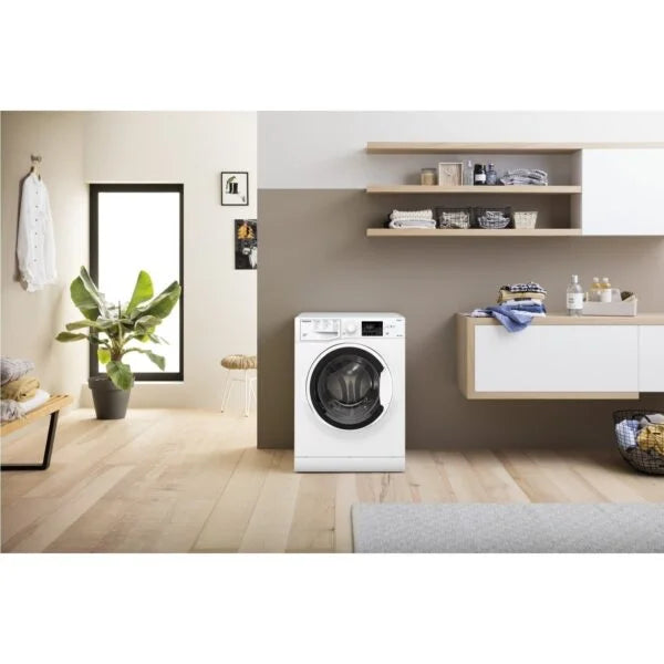 Hotpoint 8KG/6KG White Freestanding Washer Dryer ndb8635wuk Nibeza Style