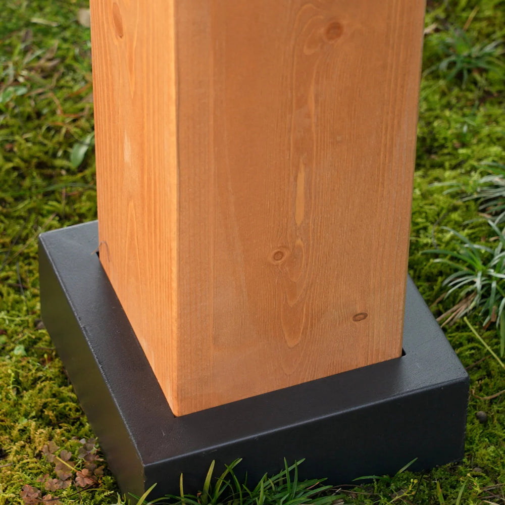 JOYSIDE 15 ft. x 13 ft. Solid Cedar Wood Outdoor Patio Hardtop Gazebo Nibeza Style