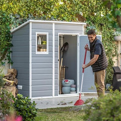 Keter Garden Shed Manor Pent 64 Grey Nibeza Style