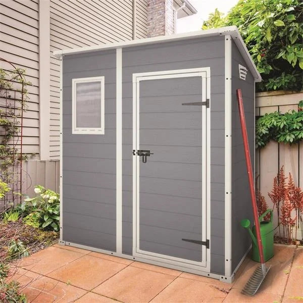 Keter Garden Shed Manor Pent 64 Grey Nibeza Style