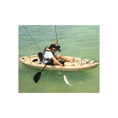 Lifetime Muskie 120 Sit-On-Top Angler Kayak w/ Paddle Nibeza Style