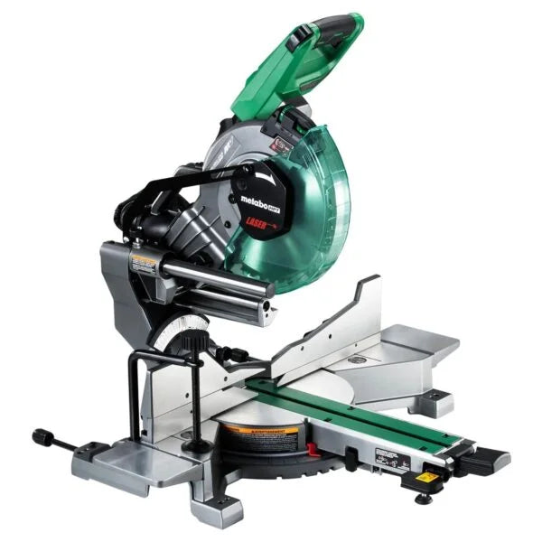 Metabo HPT MultiVolt 36V Sliding Miter Saw 10-Inch Blade C3610DRAQAM Nibeza Style