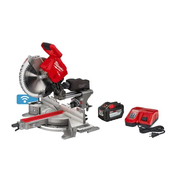 Milwaukee M18 FUEL 12″ Dual Bevel Sliding Compound Miter Saw Kit Nibeza Style