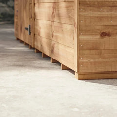 Power Sheds 6 x 4ft Double Door Apex Wooden Shed Nibeza Style