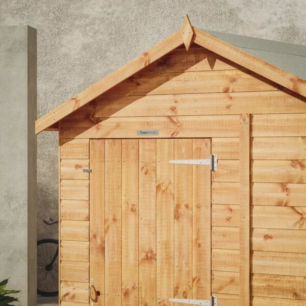 Power Sheds 6 x 4ft Double Door Apex Wooden Shed Nibeza Style