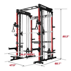 RitFit M1 Pro Smith Machine Home Gym Package Nibeza Style