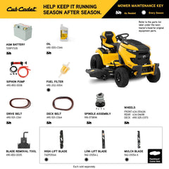 Cub Cadet XT2 SLX54 54″ Residential Riding Mower (13A5A2TMA10) Nibeza Style
