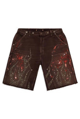 Studded Denim Shorts-NIBEZA Apparels-Nibeza Style