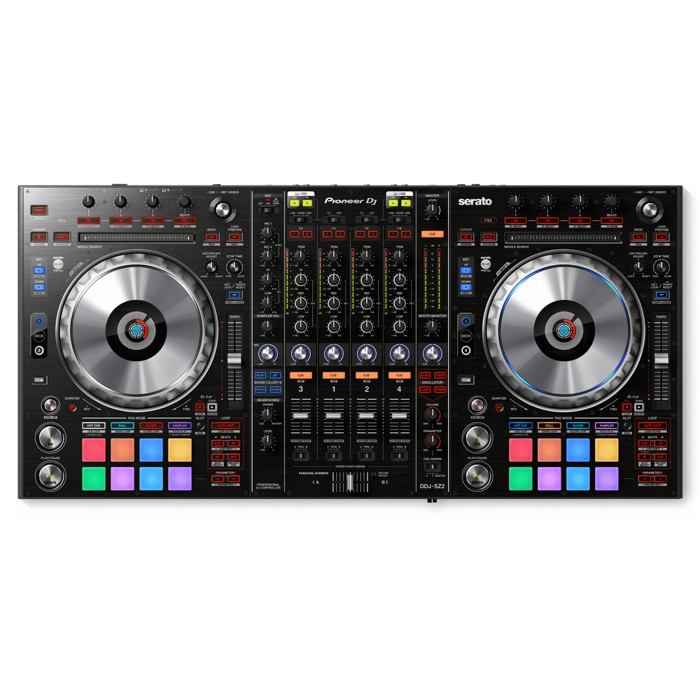 Pioneer DDJ-SZ2 Flagship 4-Channel Controller for Serato DJ Nibeza Style