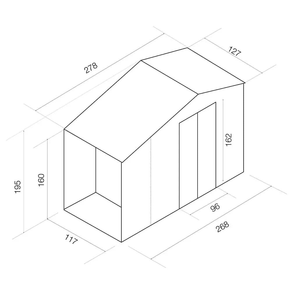 Gardiun Garden House Toronto 3.53 m² Nibeza Style