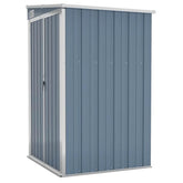 VidaXL Garden Shed Galvanized Steel Nibeza Style