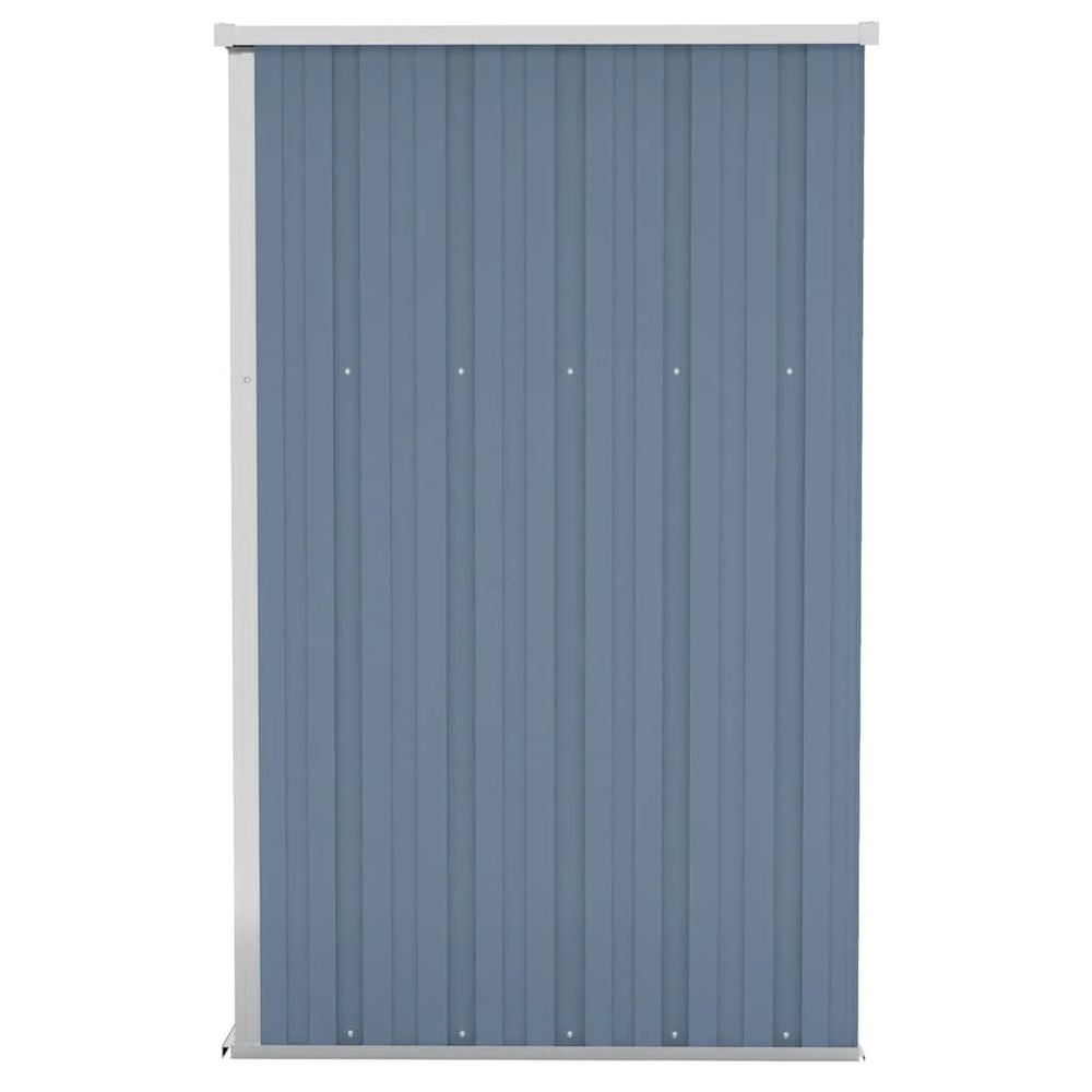 VidaXL Garden Shed Galvanized Steel Nibeza Style
