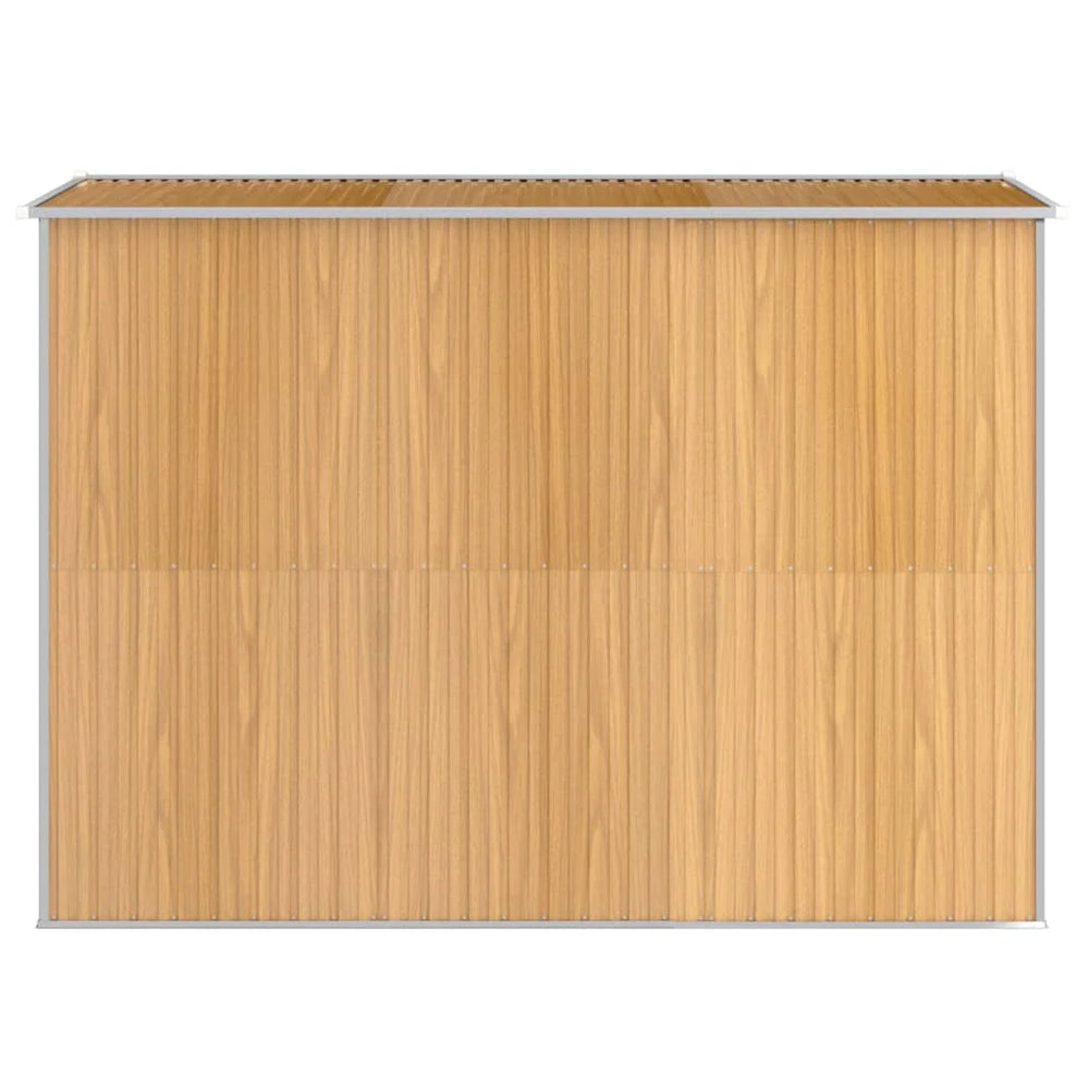 vidaXL Garden Shed 192x274x223 cm Galvanized Steel Nibeza Style