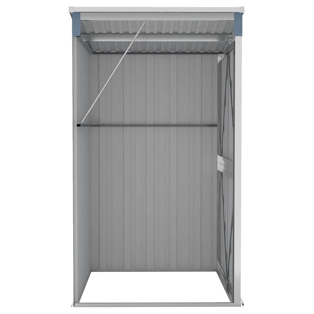 VidaXL Garden Shed Galvanized Steel Nibeza Style