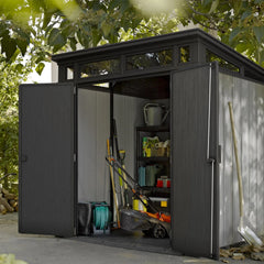 Keter Garden Storage Shed Artisan 77 214x218x226 cm 235572 Nibeza Style
