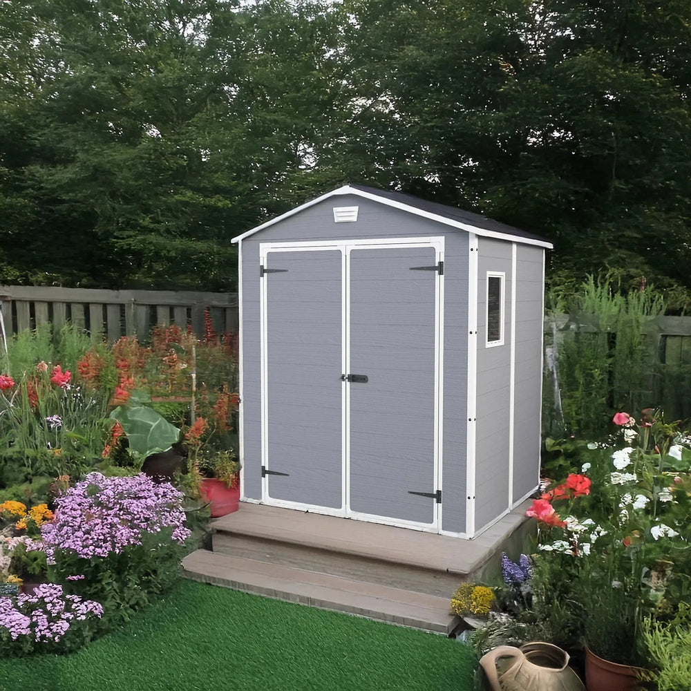 Keter 6X5 ft Manor Resin Shed Nibeza Style