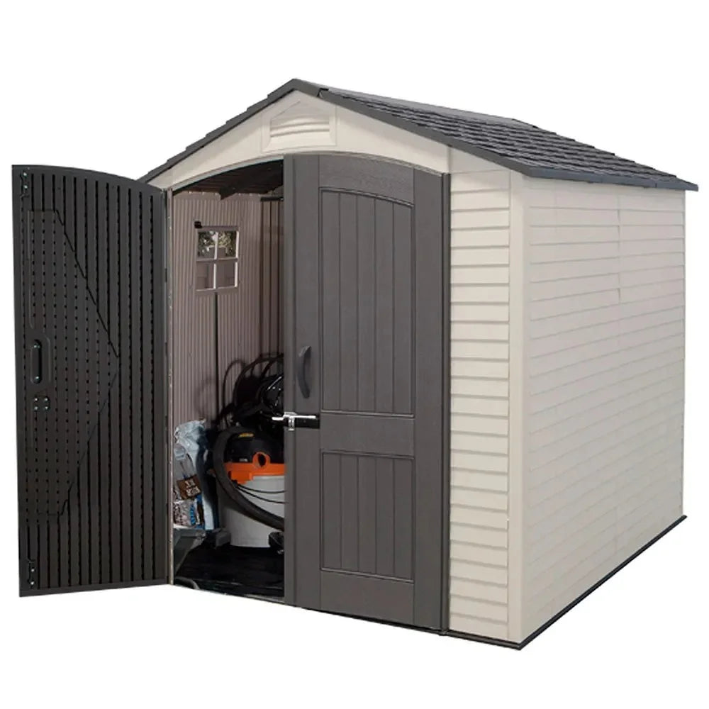Lifetime Ultra-resistant Garden Shed with Window Uv100 214x213x227 Cm Nibeza Style