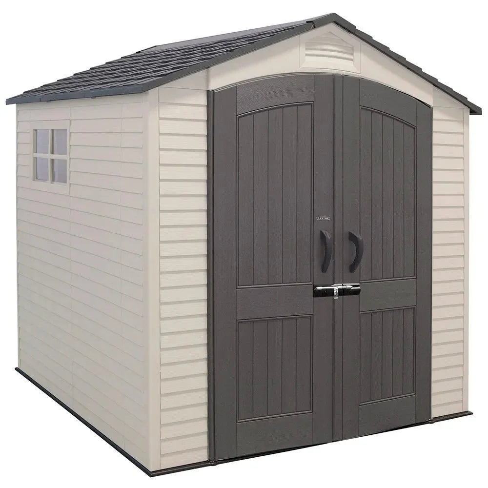 Lifetime Ultra-resistant Garden Shed with Window Uv100 214x213x227 Cm Nibeza Style