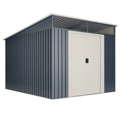 Slevik 6.6 m2 metal garden shed Nibeza Style