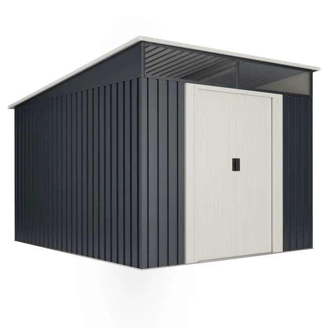 Slevik 6.6 m2 metal garden shed Nibeza Style
