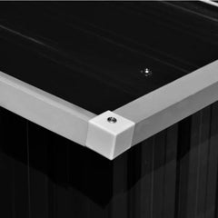 vidaxl Garden Shed 257x489x181 cm Metal Nibeza Style