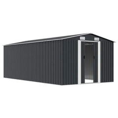 vidaxl Garden Shed 257x489x181 cm Metal Nibeza Style