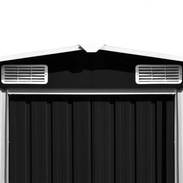 vidaxl Garden Shed 257x489x181 cm Metal Nibeza Style