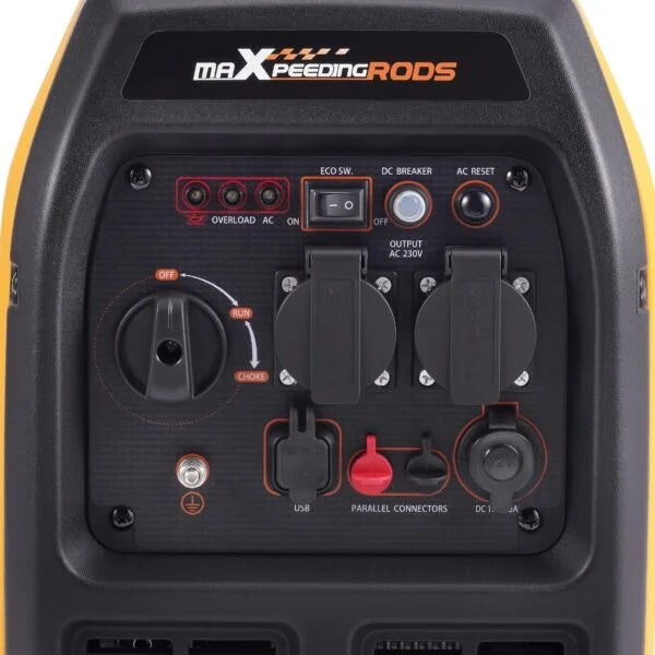 MaXpeedingrods 3500W Silent Inverter Petrol Generator with 4-Stroke Engine Nibeza Style