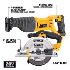 20-Volt MAX Lithium-Ion Cordless 7-Tool Combo Kit with 2.0 Ah Battery, 5.0 Ah Battery and Charger Nibeza Style